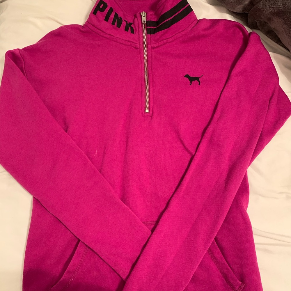 Magenta PINK Victoria’s Secret 1/4 Zip